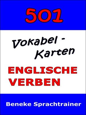 cover image of Vokabel-Karten Englische Verben